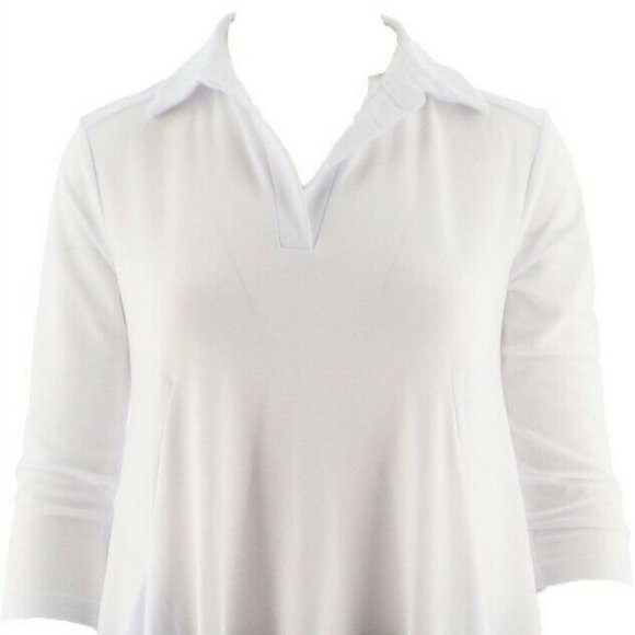 NWT WOMEN WITH CONTROL CREPE TUNIC & CROP PANTS - Picture 2 of 16